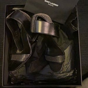 Ysl strap heels